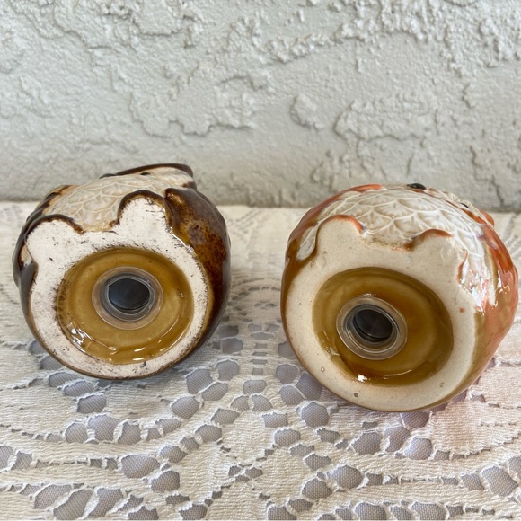 Cracker Barrel Stoneware Owls Salt & Pepper Shakers in Original Box - Picture 6 of 15